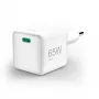 Hama GaN USB-C Super-Mini Ladegerät, 65 W, PD, Weiß (00201943)
