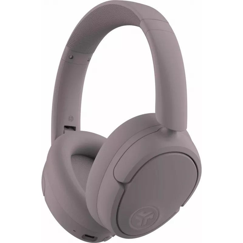 JLab JBuds LUX ANC Kabellose Over-Ear-Kopfhörer mit aktiver Geräuschunterdrückung, 70 Stunden Akkulaufzeit, Bluetooth 5.3, Mauve
