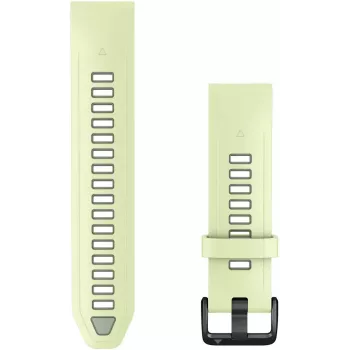 Garmin QuickFit 20 mm Silikon-Armband für Uhren, Lemon/Willow Green, 010-14506-01