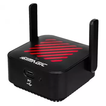 Simagic AirLink Wireless Hotspot – Ultra-Low-Latenz Dual-Band Wireless-Hub für das Simagic-Ökosystem