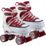 HUDORA Rollschuhe Größe 36-39 Rot/Weiß Sneaker-Look