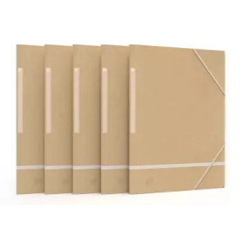 Oxford TOUAREG Eckspannmappe A4+ Beige 450 g/m² TCF recycelbar (1 Stück) 400081545
