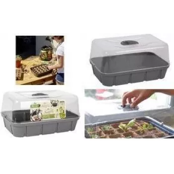 EDA Mini-Gewächshaus Größe L Anthrazit 15,7L 560x250x240mm 013933 G.ANT CX