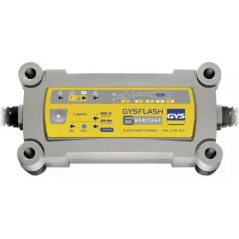 GYS Flash Heritage 6A 6V/12V Automatisches Batterieladegerät 029538