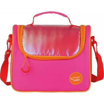 Maped PICNIK ORIGINS Lunch Bag, Rosa, 100% Polyester, PEVA-Futter, Schultergurt, 1 Stück 872107