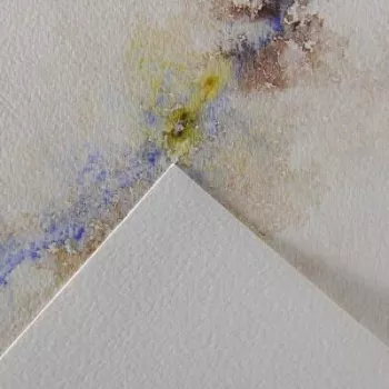 CANSON Montval A4 Aquarellblock, 300 g/m², 12 Blatt, feine Körnung, an der kurzen Seite geleimt C518408000