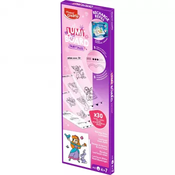 Maped Creativ Princess Nachfüllpackung für LUMI BOARD LED Leuchttische, 20 Transparentpapierbögen 907096