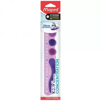 Maped KIDY learn CONCENTRATION Flexibles Lineal 200 mm Violett PET 277901