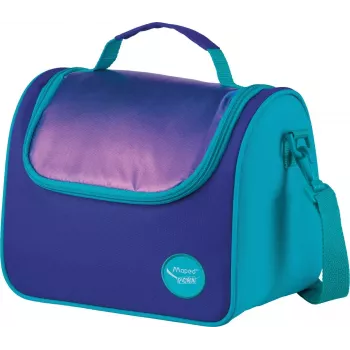 Maped PICNIK ORIGINS Isolierte Lunchtasche mit Schultergurt, Aqua, 100% Polyester, PEVA-Futter 872108