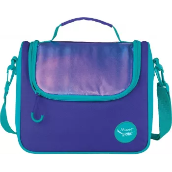 Maped PICNIK ORIGINS Isolierte Lunchtasche mit Schultergurt, Aqua, 100% Polyester, PEVA-Futter 872108