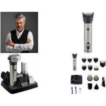 Little Balance 6-in-1 Haarschneider Multi 6 Barber Bart-, Haar- und Körperhaarschneider, kabelgebunden oder kabellos, 1 Stück (8789)