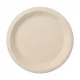 PAPSTAR Pure Zuckerrohr-Teller, rund, 230 mm, 50 Stück, kompostierbar, mikrowellengeeignet 89866