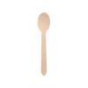 PAPSTAR pure Holzlöffel, 157 mm, Birkenholz, Naturhell, 500 Stück, Biologisch abbaubar 86941