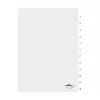 DURABLE A4 Register 1-12 mit Deckblatt, 80/80/80 mm Lochung 681019