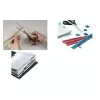 DURABLE TABFIX® Selbstklebende Indexregister 200x10 mm, Transparent, 5 Stück 840219