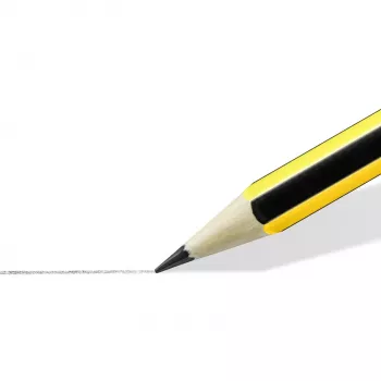 STAEDTLER Noris HB Graphitstift, sechskant, gelb/schwarz, 2 mm Mine, 1 Stück 120HBCA1 P