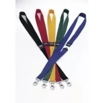 DURABLE Textil-Lanyard 20 mit Karabiner, Rot, 10 Stück (813703)