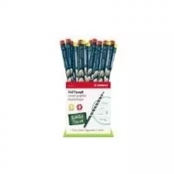 STABILO EASYgraph HB Graphitstift, Blau, 36er Karton-Display F44292