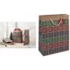 SIGEL GT044 Weihnachtsgeschenktasche mit Ausstanzung, Klein, Brauner Kraftkarton 157 g/m², 1 Stück