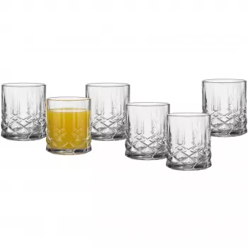 Ritzenhoff & Breker Capri Whiskyglas 350 ml, spülmaschinenfest, Kristall-Look 822052