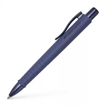 FABER-CASTELL POLY BALL URBAN Kugelschreiber, Future Dusk, blaue Tinte, 0,6 mm XB, rutschfeste Griffzone, 1 Stück 241111