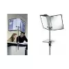 DURABLE SHERPA® Schreibtischklemme 10 - A4 Displaytafelsystem, 10 Tafeln, 5 Farben, 360° Drehung 581800