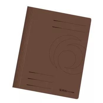 10 herlitz Heftordner Pappe Braun DIN A4 10900223