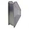 HELIT H2518000 Mesh Zeitschriftenhalter DIN A4 Drahtmetall Silber pulverbeschichtet, 1 Stück