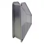 HELIT H2518000 Mesh Zeitschriftenhalter DIN A4 Drahtmetall Silber pulverbeschichtet, 1 Stück