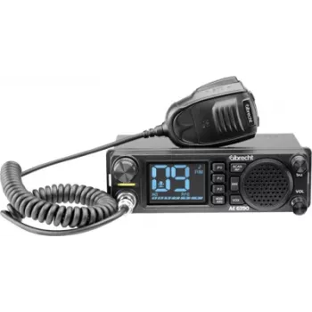 Midland Albrecht AE6390 CB-Funkgerät 12/24V 4W AM/FM VOX DIN-Einbau mit 2,4 inch Display 12639