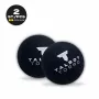 TALBOT torro Squashball, Schwarz/Gelb, Extra Langsam, Doppel Gelber Punkt - 1 Stück (251107)