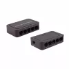 SHIVERPEAKS BS08-01110 5-Port Fast Ethernet Unmanaged Desktop Switch, 10/100 Mbps, Schwarz