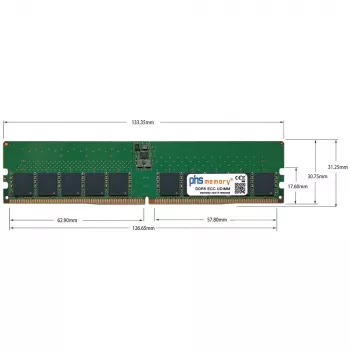 PHS-memory 48GB DDR5 ECC UDIMM 5600MHz PC5-44800E RAM für ASRock B650D4U3-2L2Q/BCM SP565715