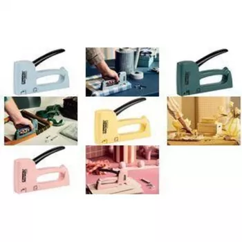 Rapid R13 Skärgård Handtacker für Feindrahtklammern Typ 13, 4-10 mm, Gehäuse aus recyceltem Kunststoff, Stahl-Innenteile, hellblau (5001618)