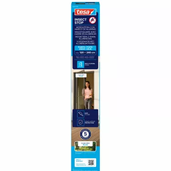 tesa Insect Stop Anthrazit Insektenschutz-Tür 1,2 x 2,4 m 55197-00101-00