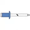 GESIPA Blindniet Stahl/Stahl 4x8mm Flachrundkopf Klemmbereich 2,5-4,5mm (6310443)