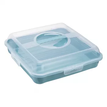 keeeper enrico Tortenträger & Party-Butler, Nordic Blue, herausnehmbarer Tortenboden, ergonomischer Griff 1066468000000