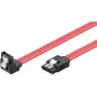 Wentronic 93116 SATA III Kabel 0,5m Rot, 6Gbps mit Verriegelungsklammern