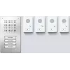 Siedle SET CLAB 850-4 E/W Audio-Set Classic Edelstahl/Weiß (210010048-00)