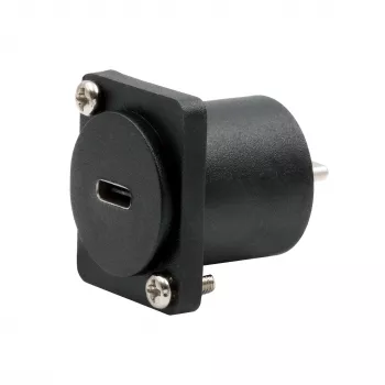 EXSYS EX-49167 D-Typ USB-C Buchse auf Stecker Einbauadapter, USB 3.2 Gen 2, 10Gbps