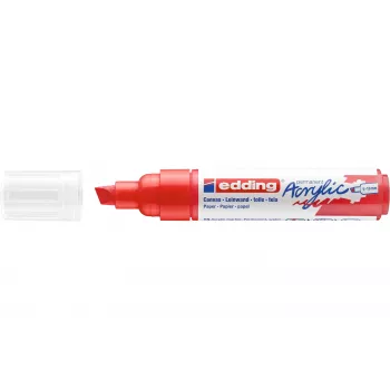 Edding 5000 Acrylmarker breite Keilspitze Rot 4-5000902