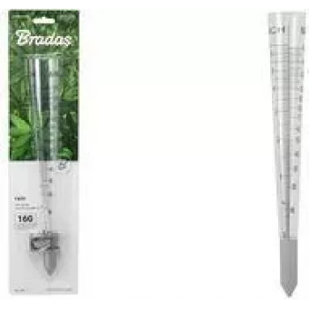 BRADAS WL-M17 WHITE LINE Regenmesser, Kunststoff, bis zu 160 mm/m², konischer Sockel, 1 Stück