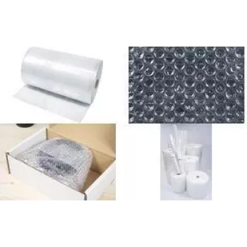 RAADHUIS Luftpolsterfolie, 500 mm x 5 m, Transparent, 10 mm Blasen, Schutzverpackung RD-351149