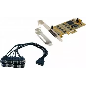 EXSYS EX-45368 PCIe 8S Seriell RS-232/422/485 Karte inkl. Low-Profile-Bügel (SystemBase)