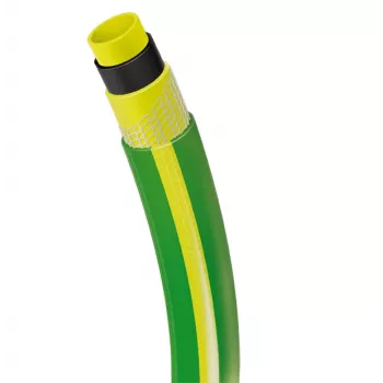 Bradas REFLEX Gartenschlauch, 1/2 Zoll, 50 m, 5-lagig mit Polyester-TRICOT-Verstärkung, Grün/Gelb WFR1/250