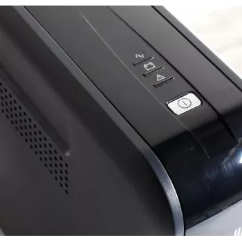 Riello UPS iDialog IDG 600 - 600 VA Line-Interactive USV, 4 Schuko-Ausgänge, USB, Tower, Schwarz