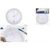KANGARO K-4120100 Kurslineal, 126 mm, transparent, 360°-Teilung, 2 drehbare Scheiben