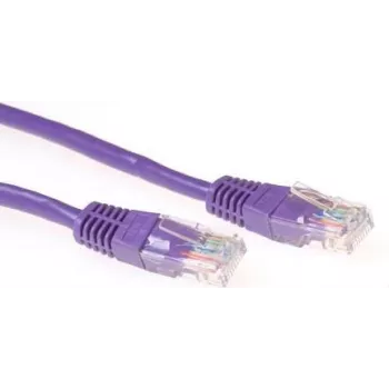 ACT IB4715 Cat5e U/UTP Netzwerk-Patchkabel, RJ45, Violett, 15 m