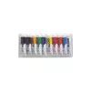 GIOTTO Extra Fine Gouache Farbkasten, 10 x 10 ml Aluminiumtuben, verschiedene Farben F30190000