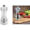 METALTEX Spice Line Gewürzmühle 140 mm Transparent Acryl mit verchromtem Metall 252814010